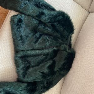 Forever 21 green coat